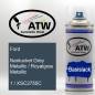Preview: Ford, Nantucket Grey Metallic / Royalgrau Metallic, 1 / XSC2755C: 400ml Sprühdose, von ATW Autoteile West.